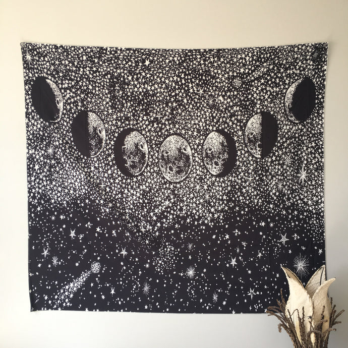 Moon Phase Tarot Tapestry