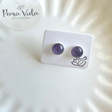 Amethyst Earrings | Cabochon