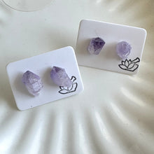 Amethyst Aura Earrings