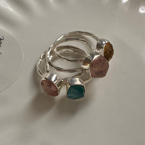 Gemstone Rings | Sterling Silver